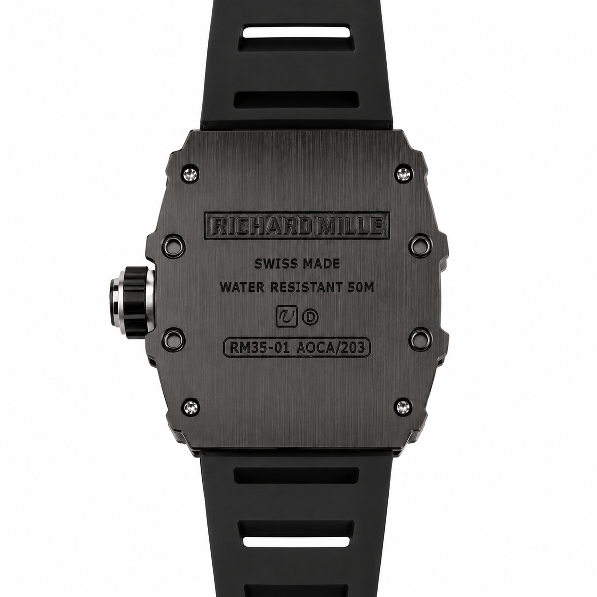 Relógio RM35-01 Automatic Flyback Chronograph 42mm Preto