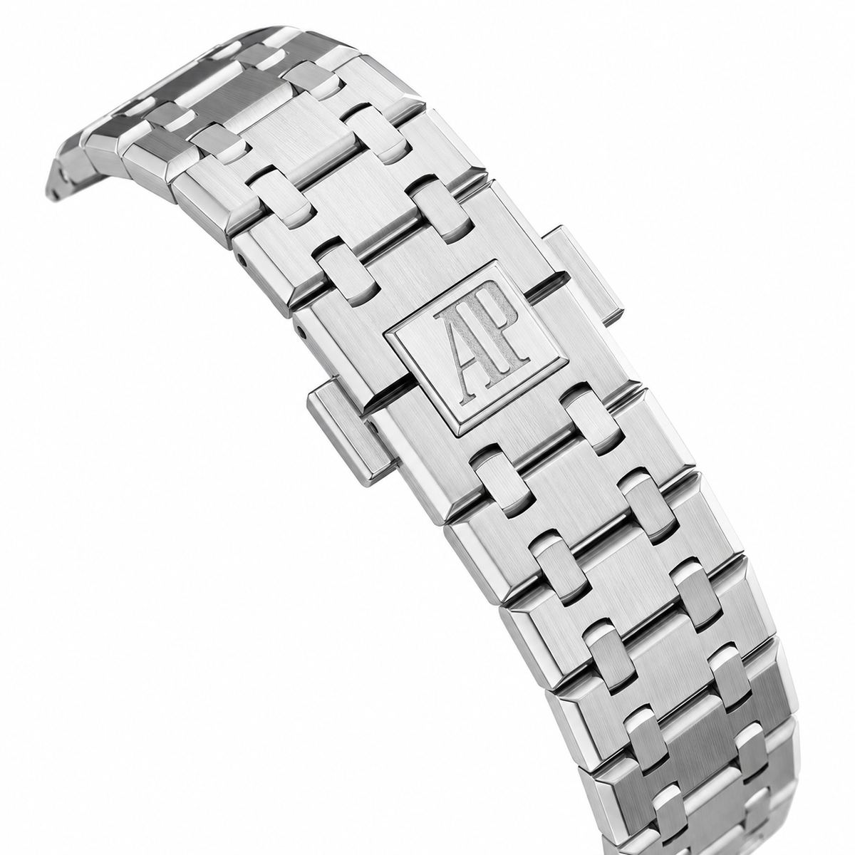 Relógio AP Royal Oak Silver Skeleton 43mm