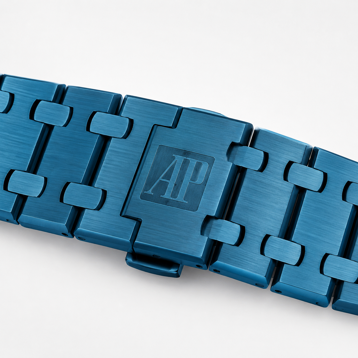 Relógio AP Royal Oak Azul Skeleton 43mm