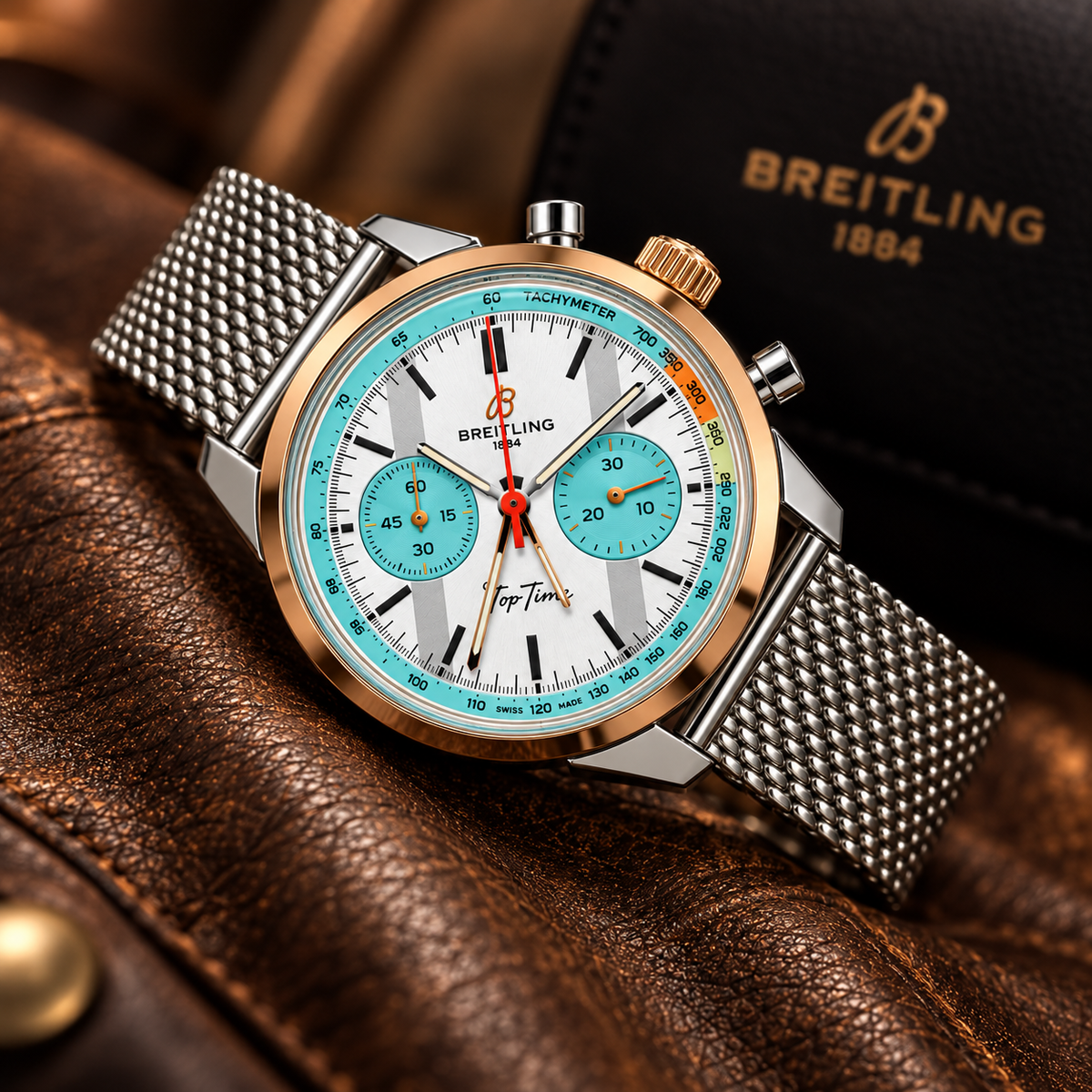 Relógio Breitling Top Time B01 Fausto Coppi 41mm