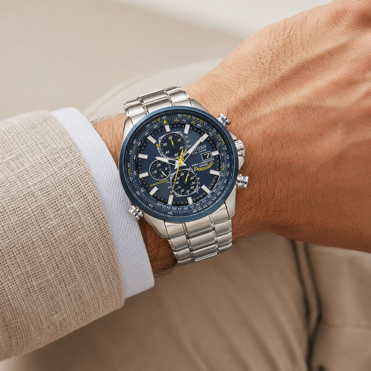 Relógio Blue Angels Chronograph 43mm