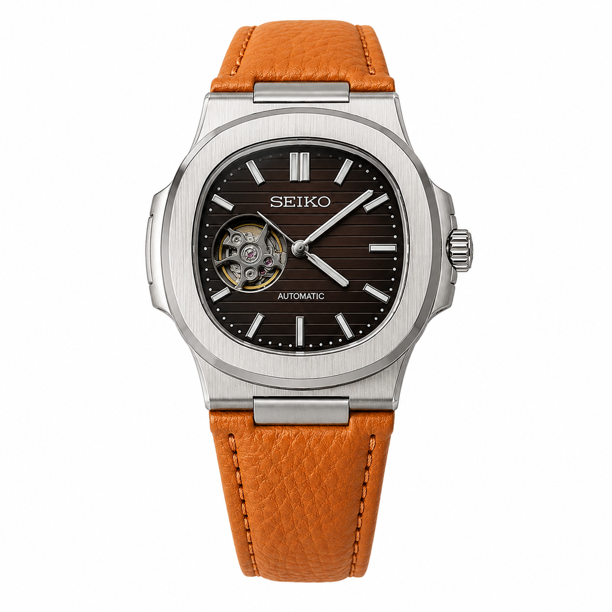Relógio Nautilus SEIKO Open Heart 40mm