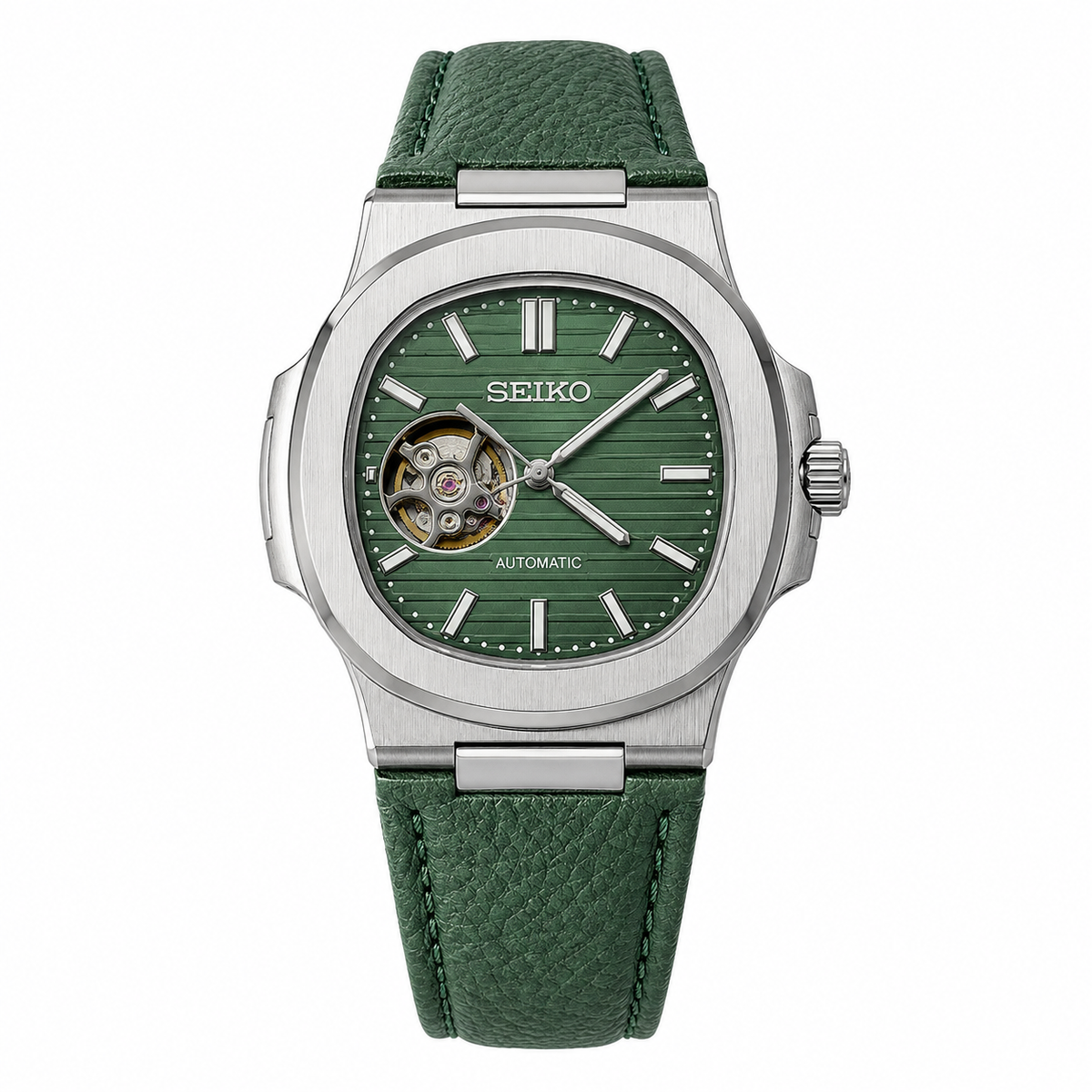 Relógio Nautilus SEIKO Open Heart 40mm