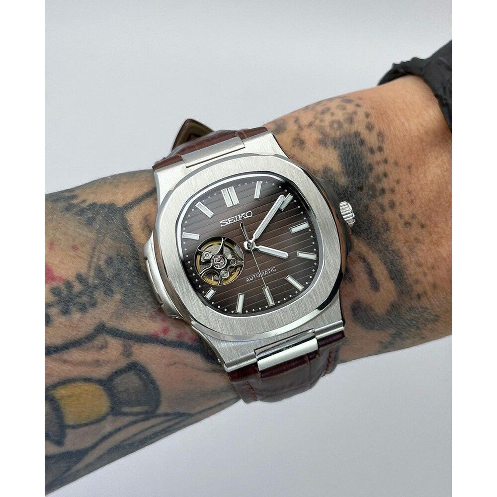 Relógio Nautilus SEIKO Open Heart 40mm