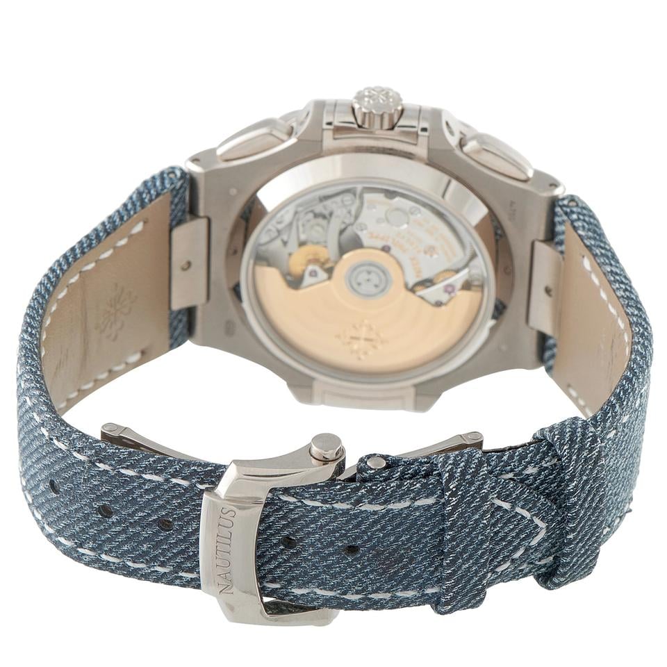 Relógio Nautillus Flyback Chronograph Demin Strap 40,5mm