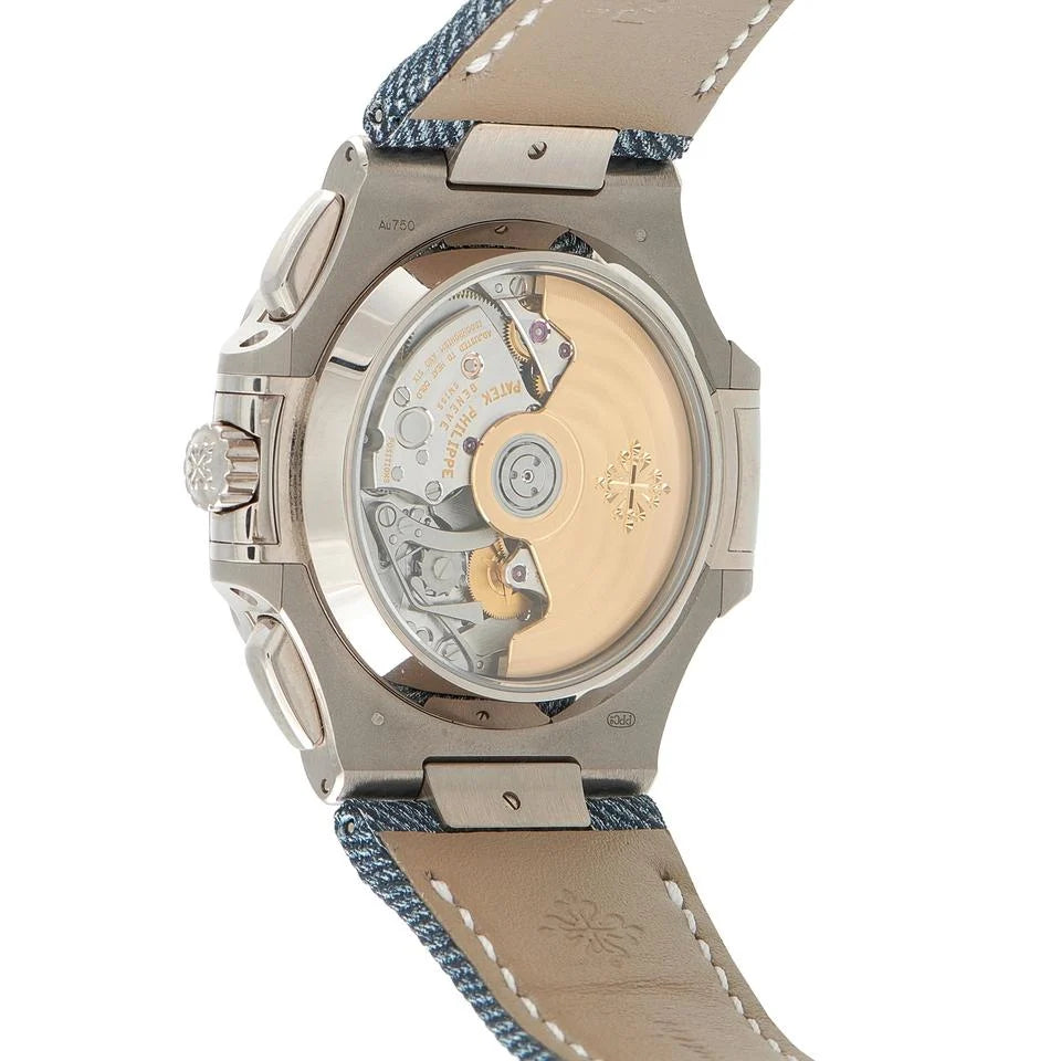 Relógio Nautillus Flyback Chronograph Demin Strap 40,5mm