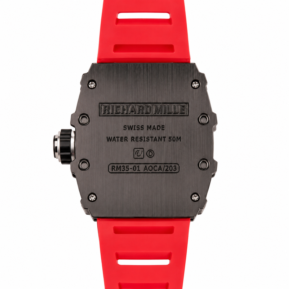 Relógio RM35-01 Automatic Flyback Chronograph 42mm Vermelho