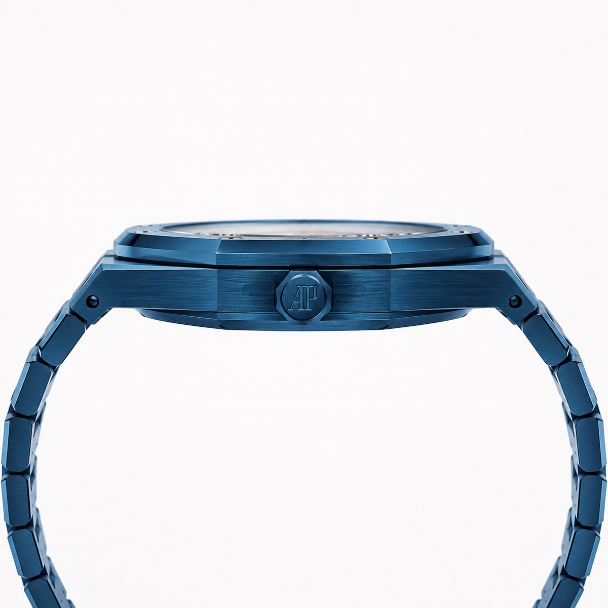 Relógio AP Royal Oak Azul Skeleton 43mm