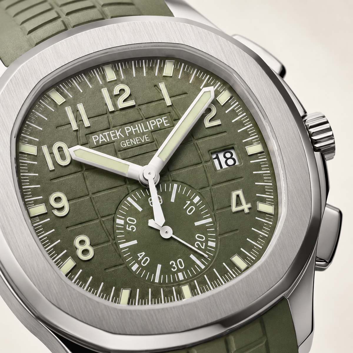 Relógio Geneve Aquanaut 42.2mm Verde