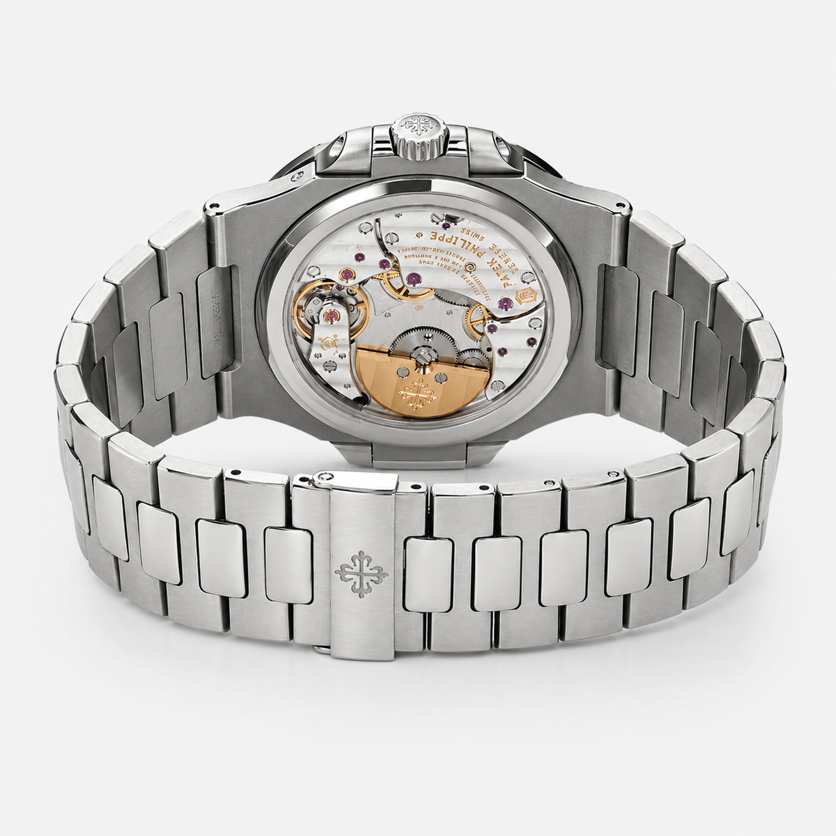 Relógio Philippe Nautilus Moonphase Blue Index Dial 40 mm