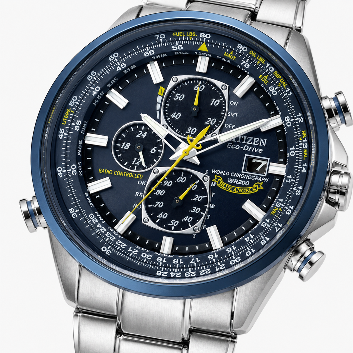 Relógio Blue Angels Chronograph 43mm