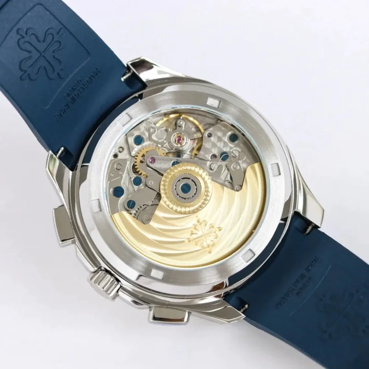 Relógio Nautillus 42.2 mm c/Pulseira de Borracha